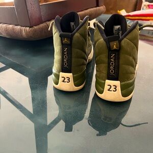 Olive Green Jordan 12